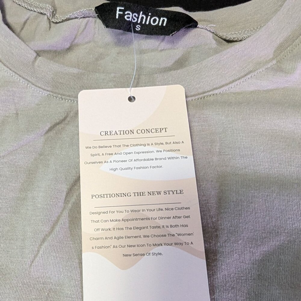 Ruffle Sleeved Tee Shirt - NEW - Picture 3 of 3